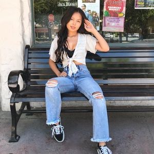 90’s high waisted skater jeans